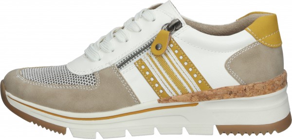 Relife Sneaker Lederimitat/Textil Grau/Weiß