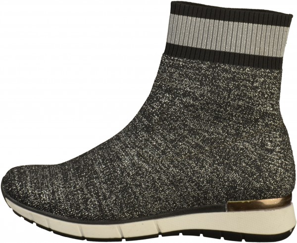 Marco Tozzi Stiefelette Textil Silber