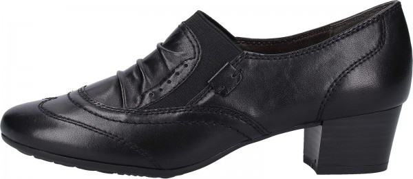 Jana Pumps Leder Schwarz