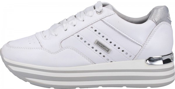 Dockers Sneaker Lederimitat Weiß