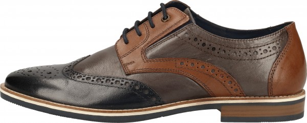 Mercedes Halbschuhe Leder Dunkelblau