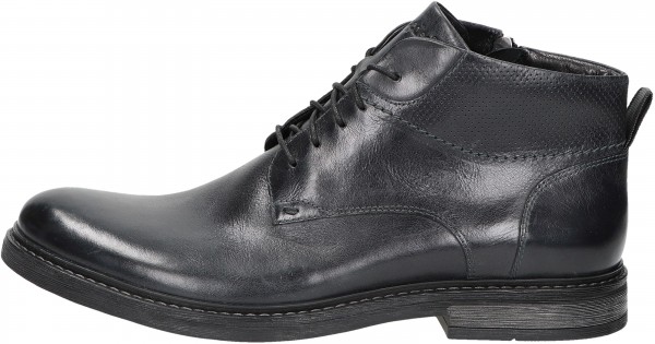 Mercedes Stiefelette Leder Schwarz