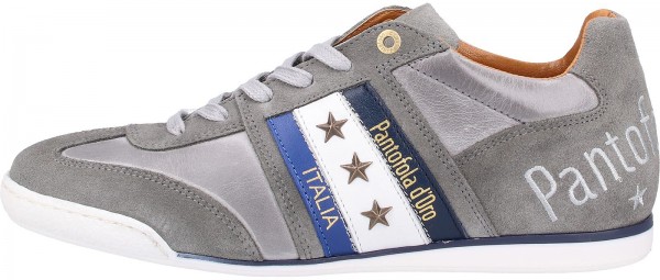 Pantofola d Oro Sneaker Leder Hellgrau
