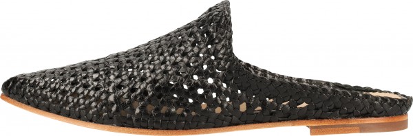Melvin&Hamilton Pantoletten Leder Schwarz