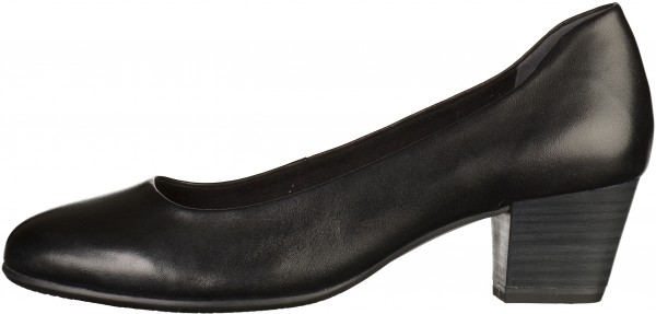 Tamaris Pumps Leder Schwarz