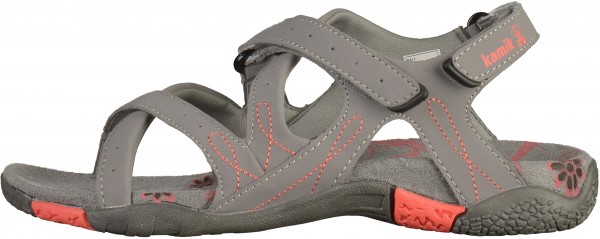 Kamik Sandalen Lederimitat Grau