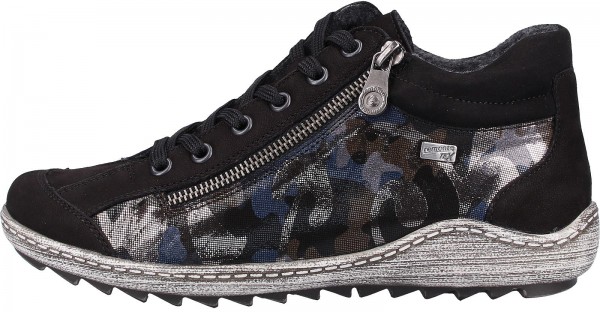 Remonte Sneaker Lederimitat Schwarz