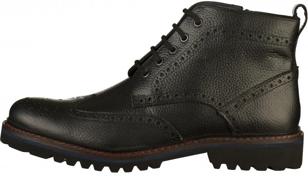 Sioux Stiefelette Glattleder Schwarz