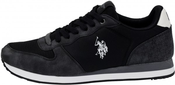 U.S. Polo Assn. Sneaker Veloursleder Schwarz