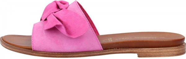 Marco Tozzi Pantoletten Veloursleder Pink