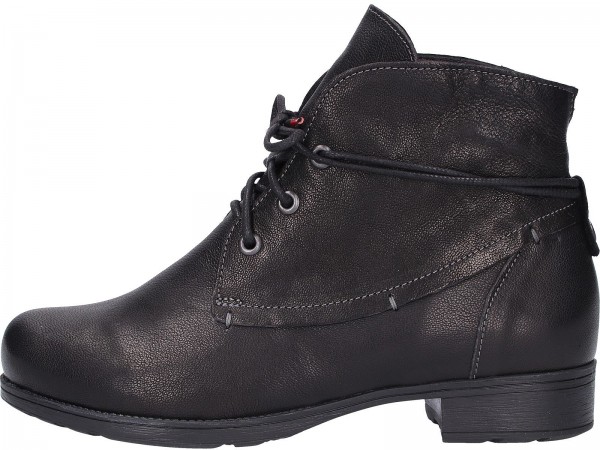 Think! Stiefelette Leder Schwarz Warmfutter