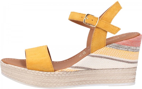 Marco Tozzi Sandalen Veloursleder Gelb