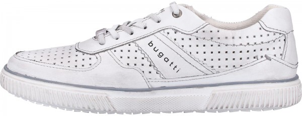 Bugatti Sneaker Nappaleder Weiß
