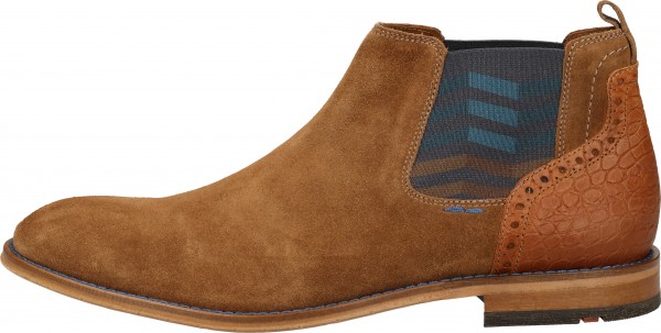 Lloyd Stiefelette Veloursleder/Textil Cognac