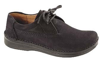 FOOTPRINTS Memphis Halbschuhe Nubuk / Naturleder Schwarz