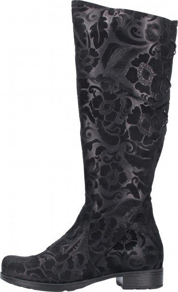 Think! Stiefel Leder Schwarz