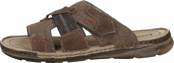 Josef Seibel Pantoletten Leder/Textil Braun