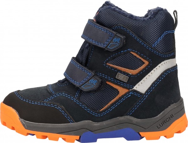 Lurchi Stiefel Velourleder/Textil Blau