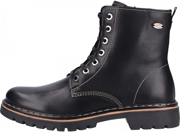 camel active Stiefelette Leder Schwarz