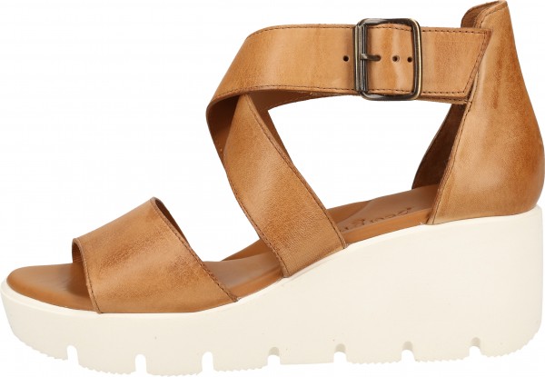 Paul Green Sandalen Glattleder Mittelbraun
