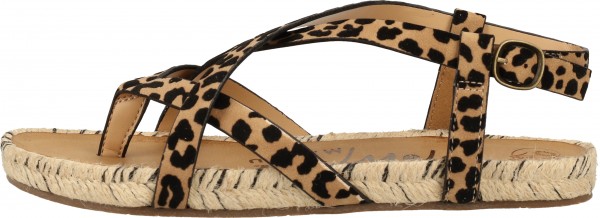 blowfish sandals leopard