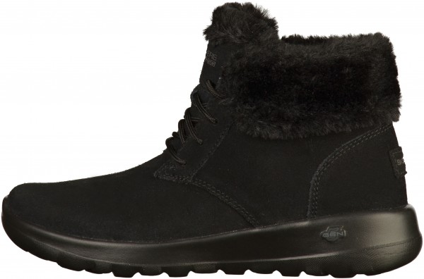 Skechers Stiefelette Leder Schwarz