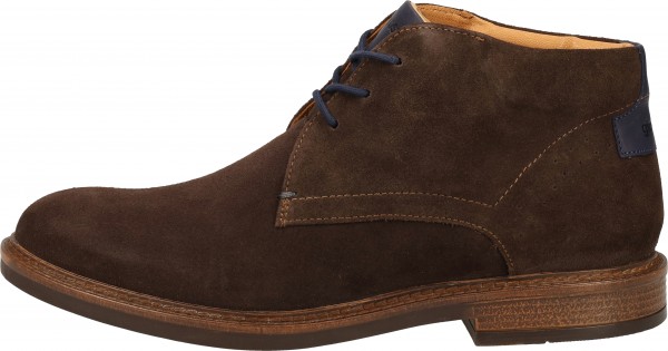 Gino Rossi Stiefelette Veloursleder Dunkelbraun