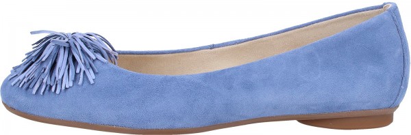 Paul Green Ballerinas Leder Blau