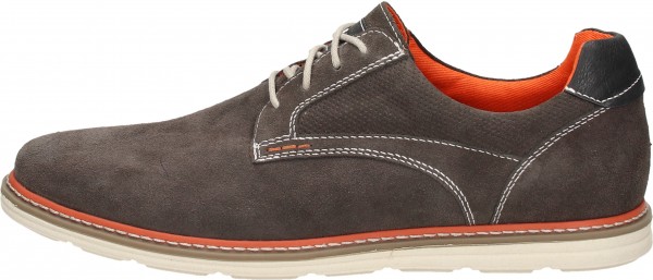 Venturini Milano Halbschuhe Veloursleder Dunkelgrau