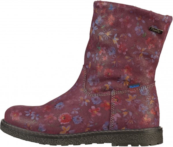 Richter Stiefel Veloursleder Burgundy Warmfutter