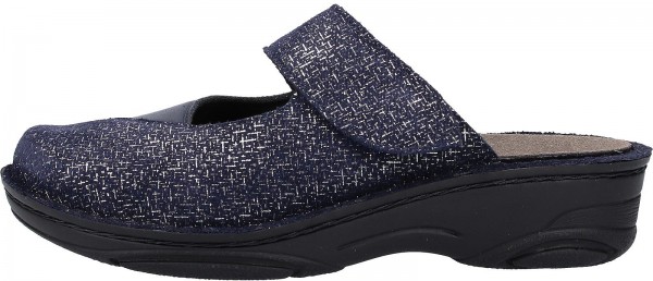 Berkemann Clogs Leder Dunkelblau