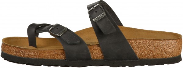 Birkenstock Mayari Pantoletten Nubukleder Schwarz