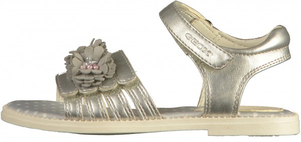 Geox Sandalen Lederimitat Silber