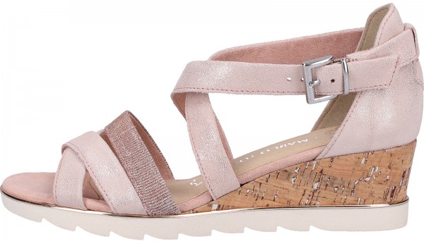 Marco Tozzi Sandalen Leder/Textil Rose