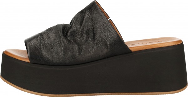Inuovo Pantoletten Leder Schwarz
