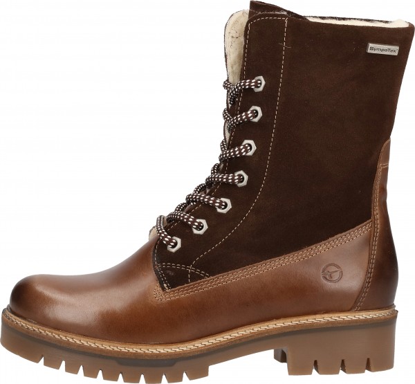 Tamaris Stiefelette Leder Mocca