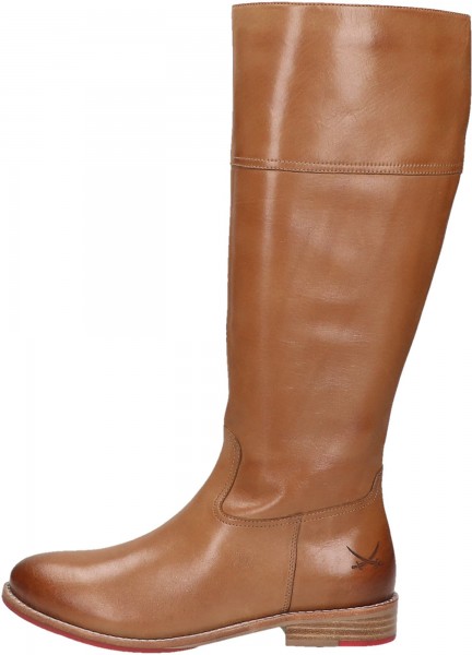 Sansibar Stiefel Leder Mittelbraun
