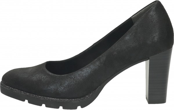 Venturini Milano Pumps Textil Schwarz