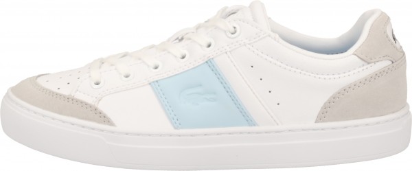 Lacoste Sneaker Lederimitat Weiß