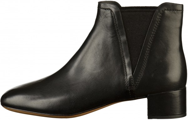 Clarks Stiefelette Leder/Textil Schwarz