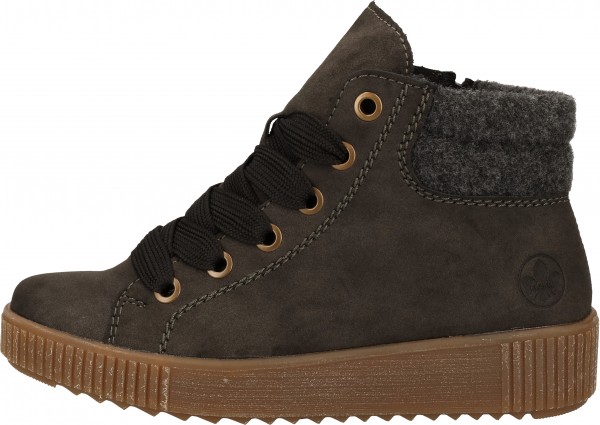Rieker Sneaker Lederimitat Anthrazit
