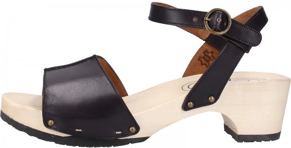 Paul Green Sandalen Glattleder Schwarz