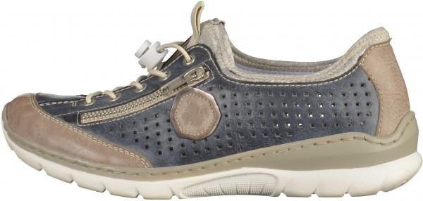Rieker Sneaker Lederimitat Blau