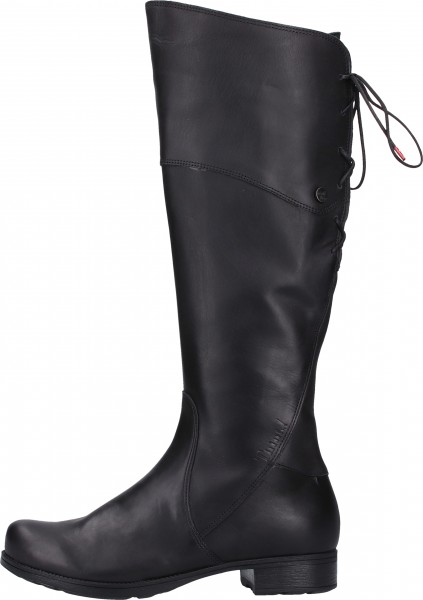 Think! Stiefel Leder Schwarz