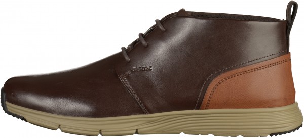 Geox Halbschuhe Leder Coffee