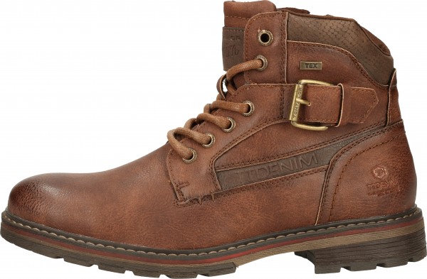 Tom Tailor Stiefelette Lederimitat Rot Warmfutter