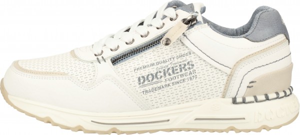 Dockers Sneaker Lederimitat Weiß