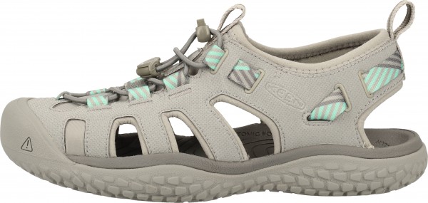 Keen Sandalen Lederimitat/Textil Hellgrau