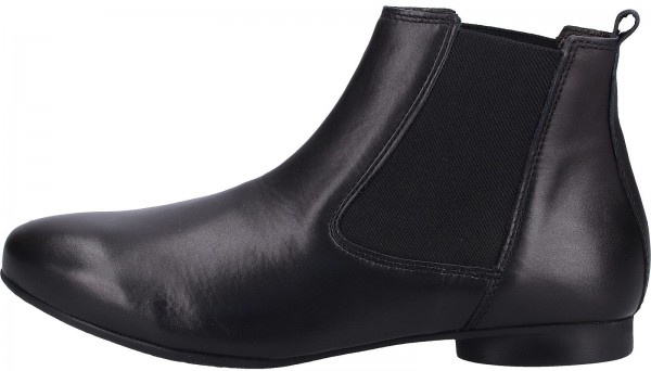 Think! Stiefelette Leder Schwarz
