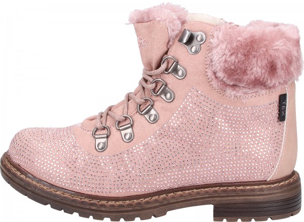 Tom Tailor Stiefelette Textil Rosa Warmfutter